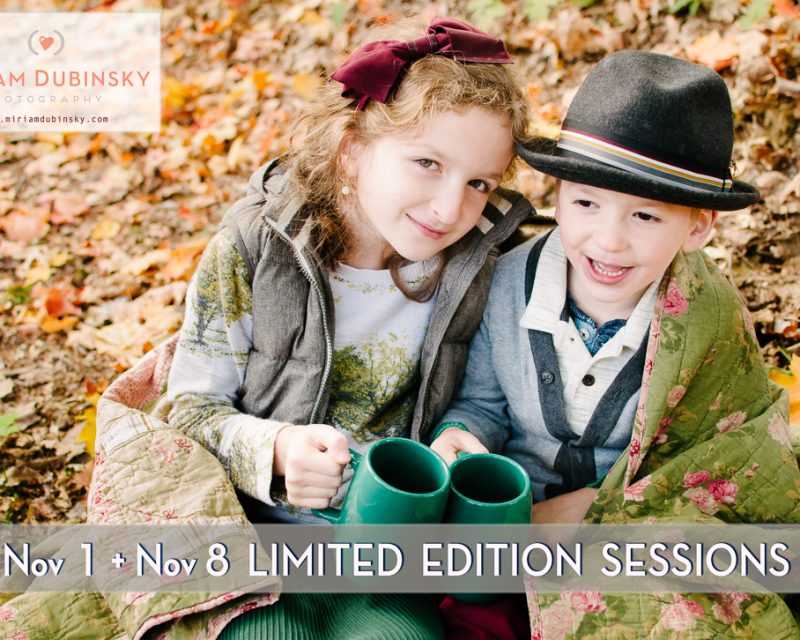 Limited Edition Fall Sessions – NJ Family Photographer