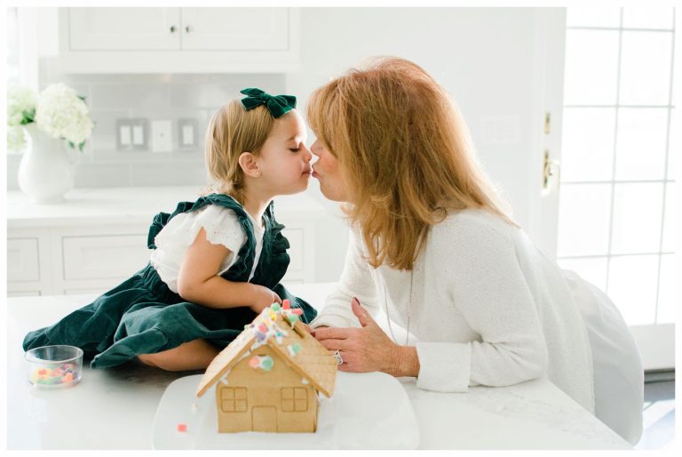 Family Holiday Photo Shoot at Home